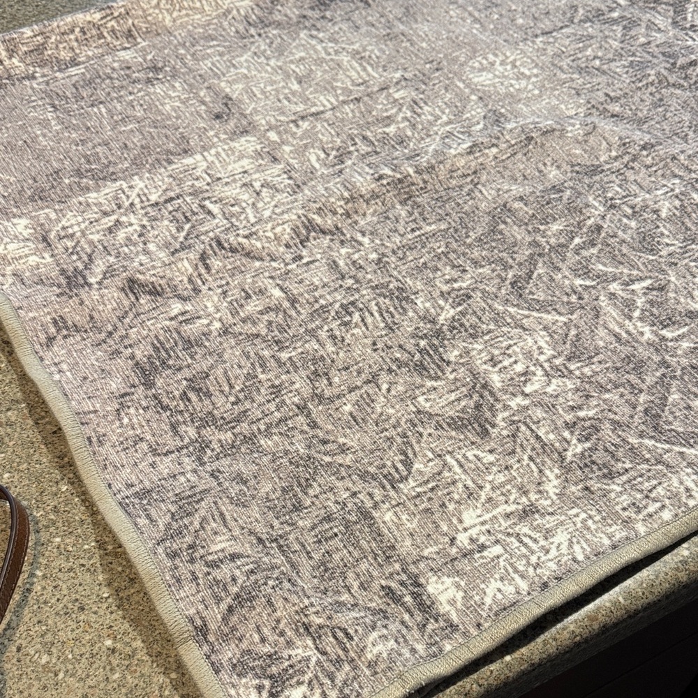 Ruggable 3x5 grey cover rug